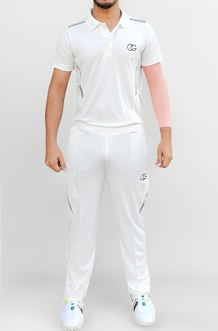 Cream Check Collar Shirt